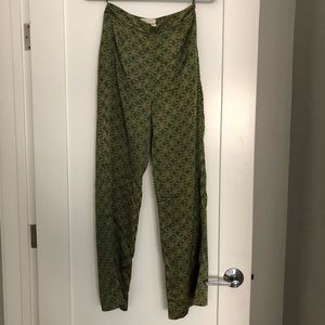 UO Paisley Print Silk Pants